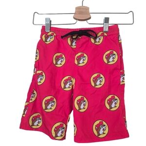 Buc-ee’s Youth Swim Trunks Shorts YXS Youth Beaver Print Quick Dry